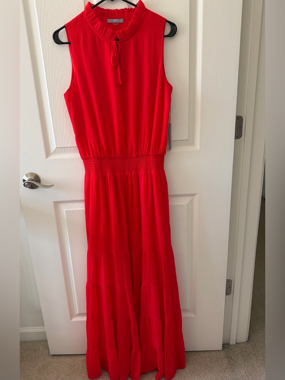 Tart Collections Bold Red Sleeveless Maxi